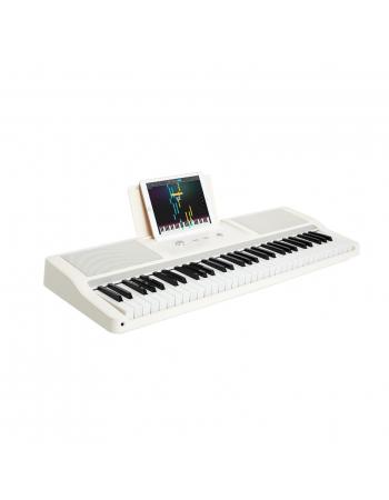 the-one-smart-piano-light-keyboard-white-gold