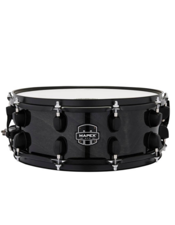 mapex-mpnmp4550bmb-mpx-series-14x55-inch-snare-drum-transparent-midnight-black