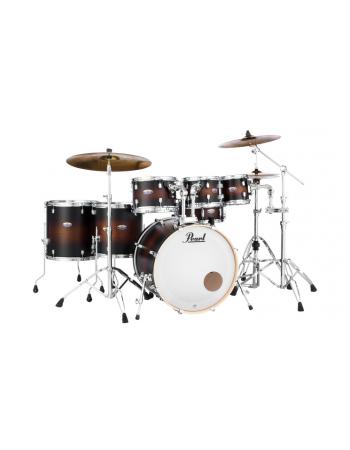 pearl-decade-maple-7-piece-shell-pack-with-snare-drum-satin-brown-burst-dmp927sp-c